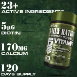 Warzone Daily Ration Multivitamin | 120 Tablets (120 Servings) - Image 2