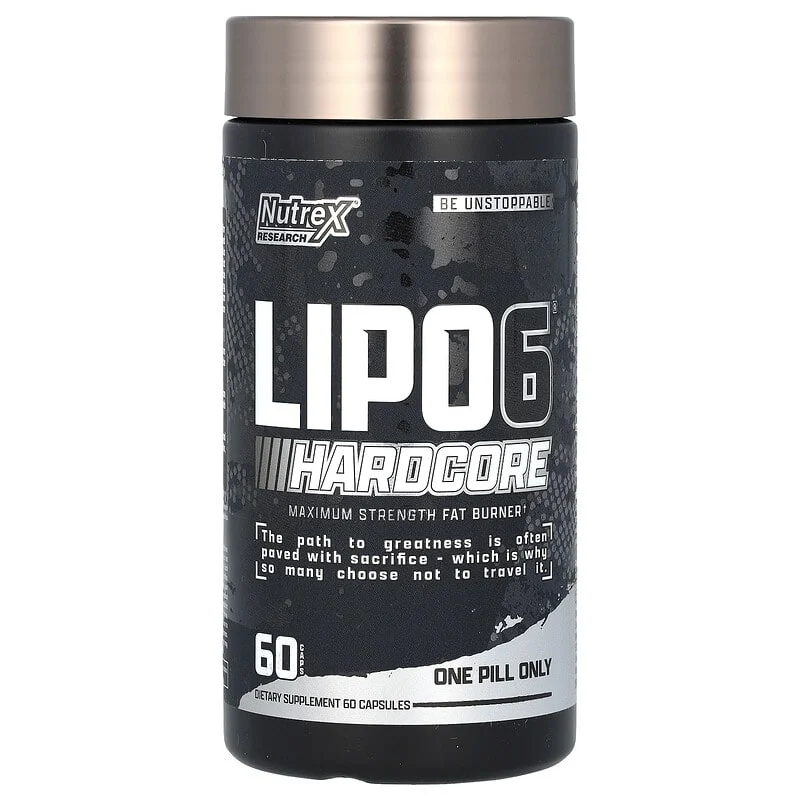 Nutrex Lipo-6 Hardcore | 60 Tablets (60 Servings) - Image 1
