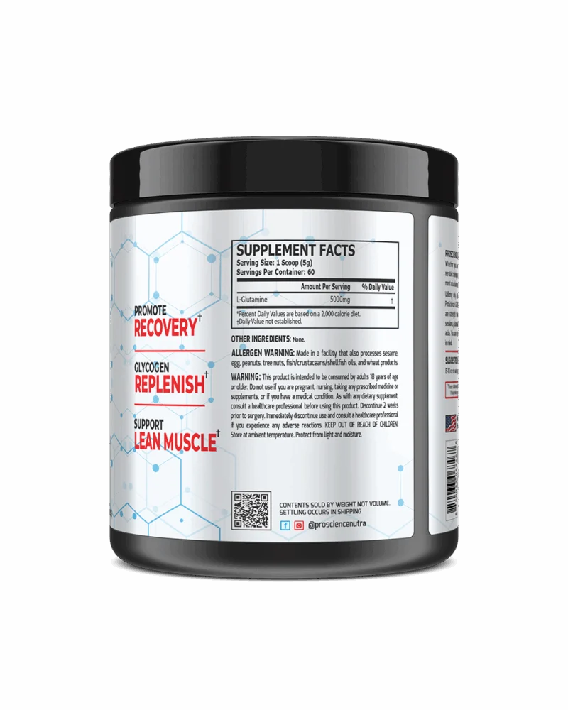 ProScience Glutamine | 60 Servings Unflavored - Image 2